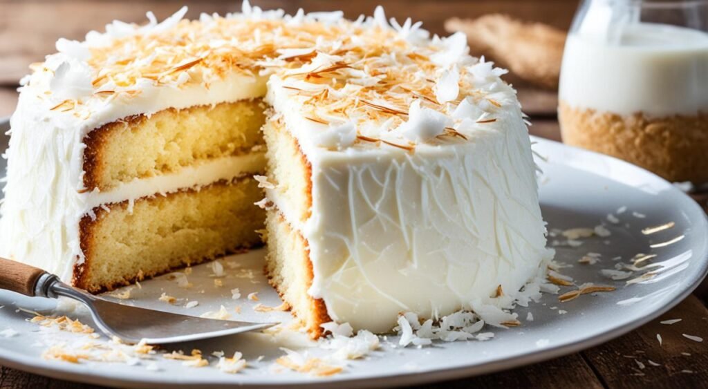 bolo de coco caseiro