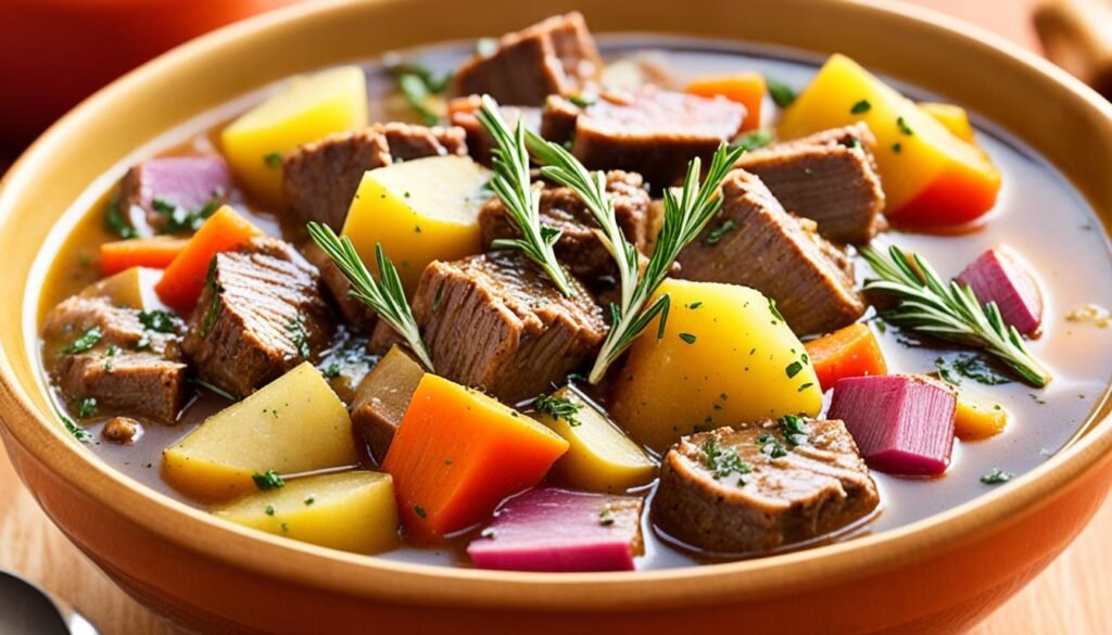 Receitas de ensopado de carneiro com legumes Receitas de ensopado de carneiro com legumes
