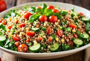 Salada Grãos com tomate