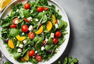 Salada de folhas verdes