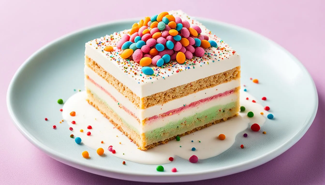 Biscoito gelado cremoso