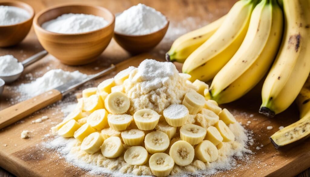 Ingredientes do suflê de banana Ingredientes do suflê de banana