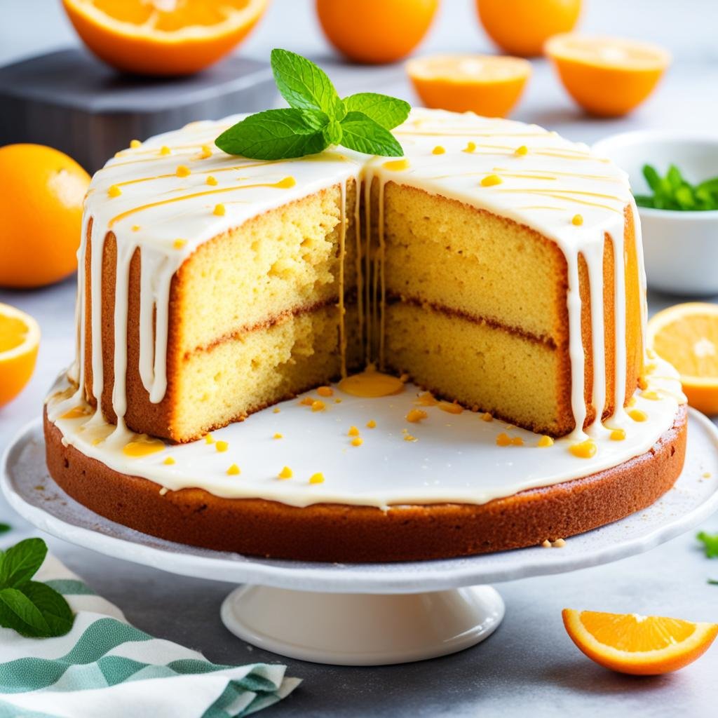 Bolo de Laranja Vegano Bolo de Laranja Vegano