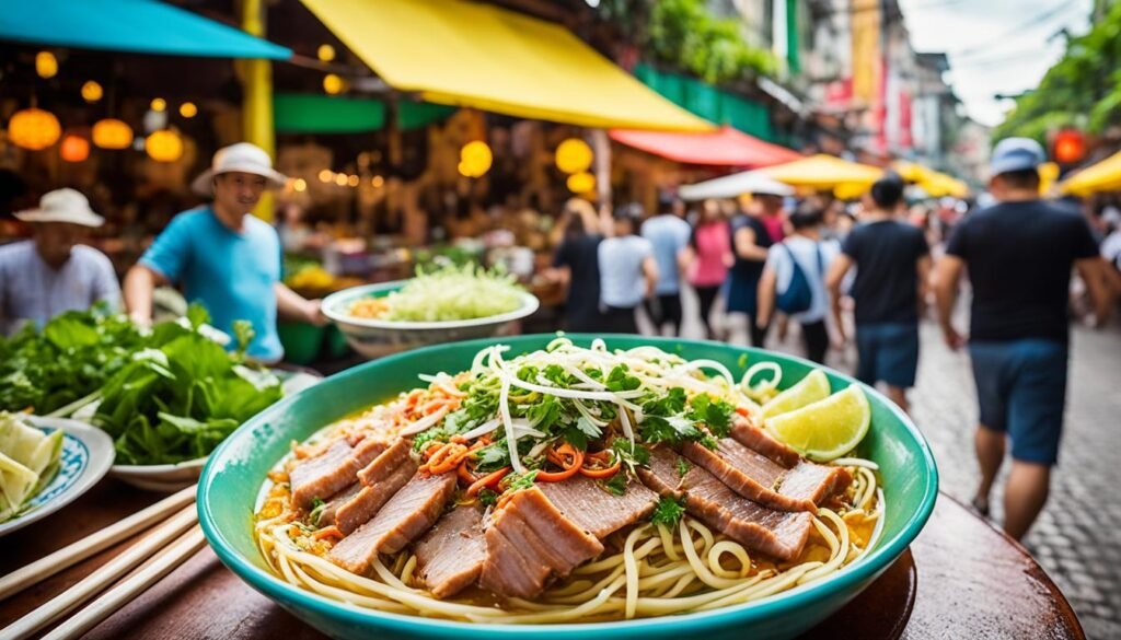 Cao Lau prato típico vietnamita