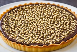 Tartelete de brigadeiro e pralinê de avelã