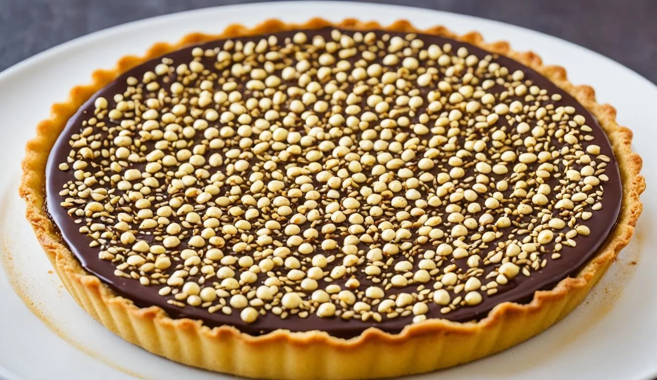 Tartelete de brigadeiro e pralinê de avelã