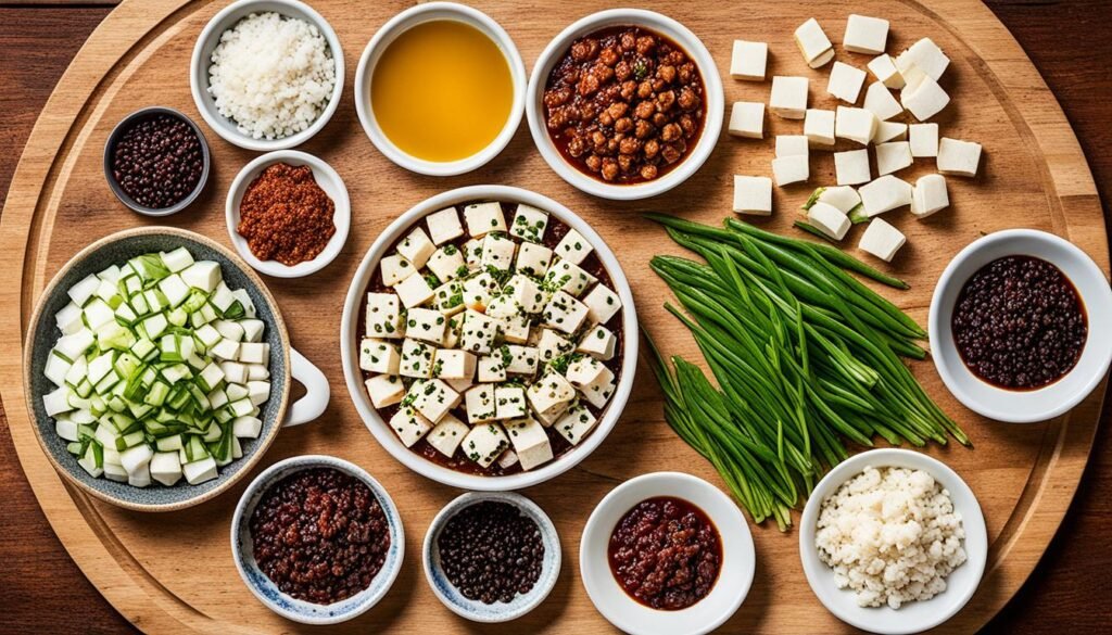 ingredientes Mapo Tofu