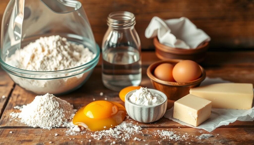 Ingredientes para massa de salteñas