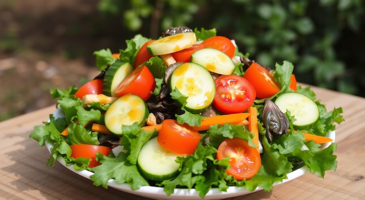 Salada simples, fácil e nutritiva