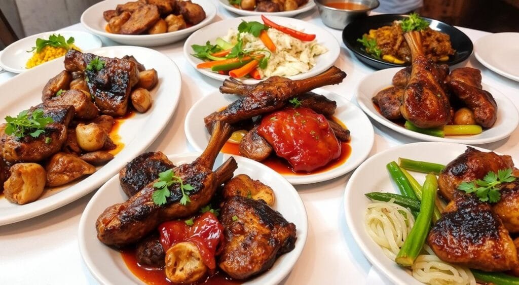 pratos com carne